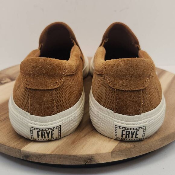 Frye Men's Ludlow Slip-On Sneaker Size 10 Wheat Brown 3480817 - Picture 5 of 11